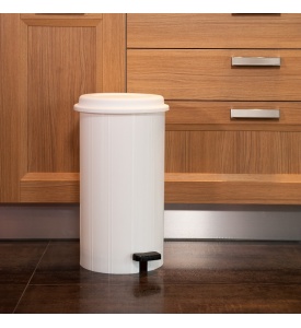 Kitchen pedal bin round