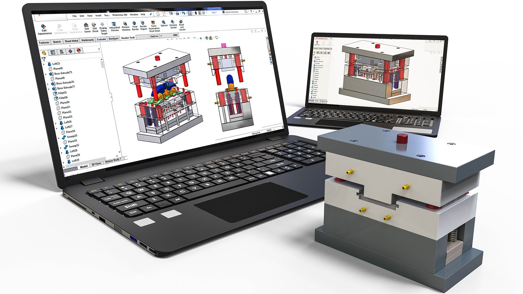 Design und Konstruktion von Matrizen
